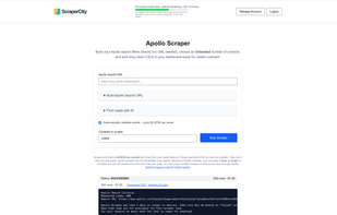 Apollo Scraper (ScraperCity)