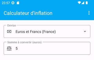 Inflation Calculator screenshot 1