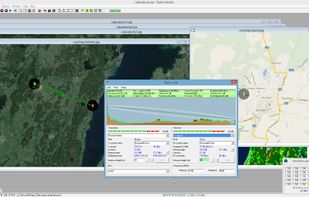 Detailed Point to Point Radio link graph