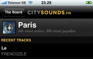 CitySounds.fm screenshot 1
