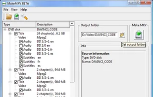 MakeMKV screenshot 1