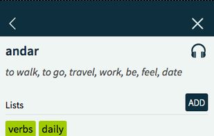 Customise the meanings of the vocab you collect