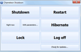 Chameleon Shutdown screenshot 1