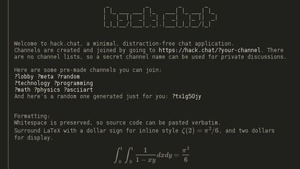 Hack Chat screenshot 1