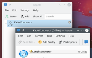 Kopete screenshot 1