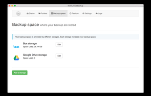 MultiCloudBackup screenshot 3