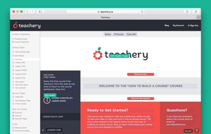 Easy to use, live course editor