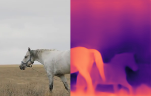 Depth Estimation: State-of-the-art results and strong generalization on estimating depth from a single image.