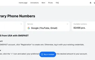 USA Temporary Number