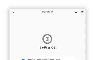 Impression (GTK) screenshot 1