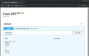 FastAPI screenshot 1