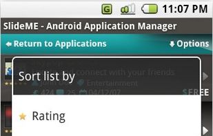 SAM - SlideME Application Manager screenshot 3