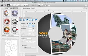 iWinSoft CD/DVD Label Maker for Mac screenshot 1
