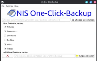NIS One-Click-Backup screenshot 1