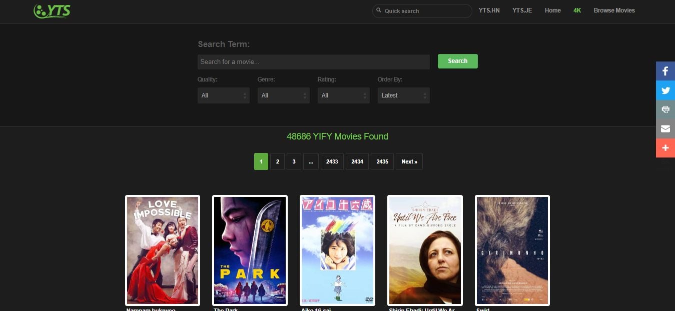 Yify Alternatives: 8 Best YTS Alternatives To Use In 2021