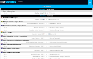NetScores screenshot 1