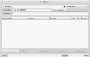 PyGtk Posting screenshot 1