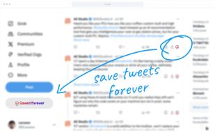Adds a button for your X account