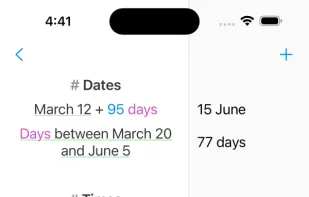 Soulver screenshot 2