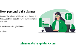 Personal daily planner.