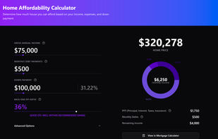 Home Affordability Calculator