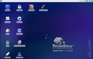 Dreamlinux 3.5 Desktop Edition based on the XFCE desktop environment