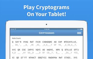 Cryptograms · Cryptoquote Game screenshot 3