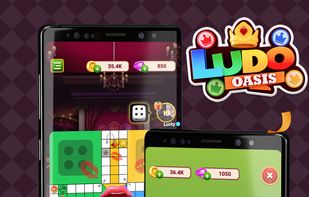 Ludo Oasis Dice Board Game screenshot 2