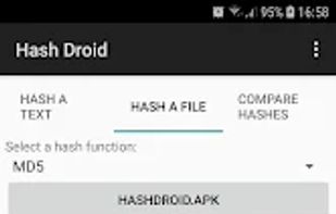 Hash Droid screenshot 1