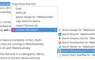 Context Web Search screenshot 1