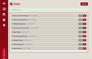 Backend: Posts