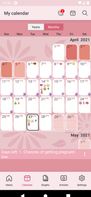 WomanLog Period Calendar screenshot 2