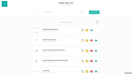 Projects Dashboard