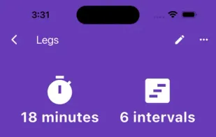 OpenHIIT screenshot 1