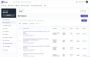 Supplier can manage their services