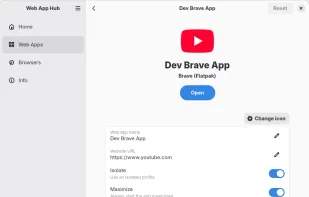 Web App Hub screenshot 1