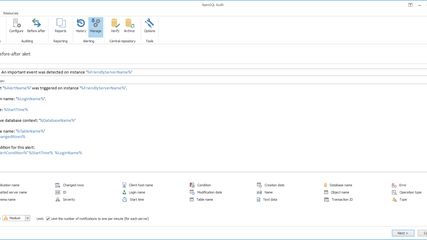 ApexSQL Audit screenshot 1