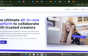 CleerCut landing page https://cleercut.com
