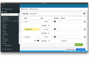 modelDBA screenshot 3