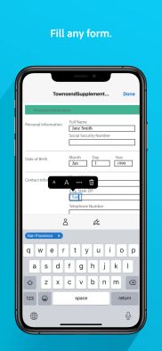 Adobe Fill & Sign screenshot 1