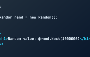 Only View - aspx page (razor syntax)
