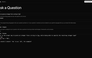 Ask Question Page