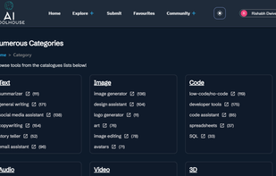 AI Toolhouse categories