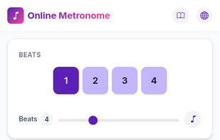 OnlineMetronome.io screenshot 1