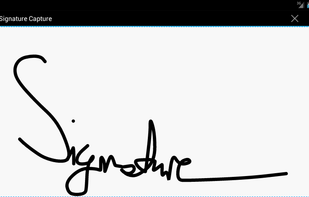 Signature Capture screenshot 1