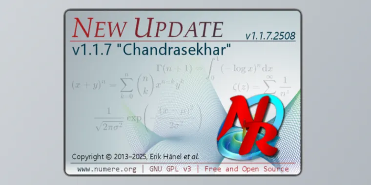 NumeRe 1.1.7 brings new array, email, and encoding functions image