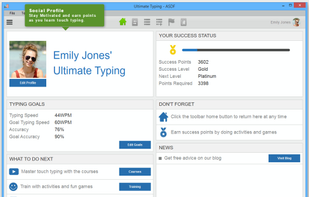 Create your profile and your choice to compete with friends as you level up.