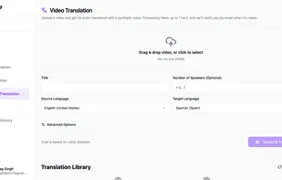 Complete video translation