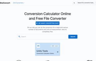 OneConvert screenshot 1