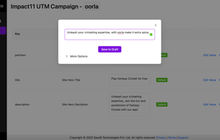 configbee databoard - change value per pinpoint target